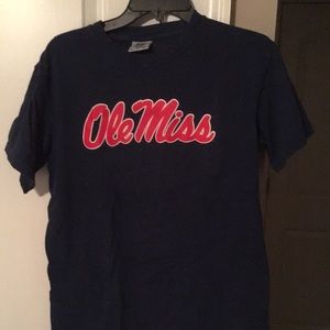 Ole Miss Comfort Colors Adult Small T-Shirt